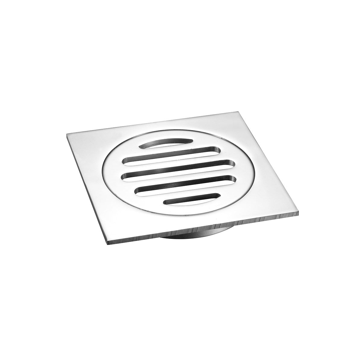 Trapscrew Floor Grate Square - Brass, Short Tail, 80mm and 100mm