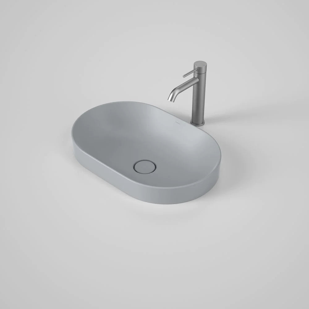 Liano II 530mm Pill Inset Basin – Matte Grey