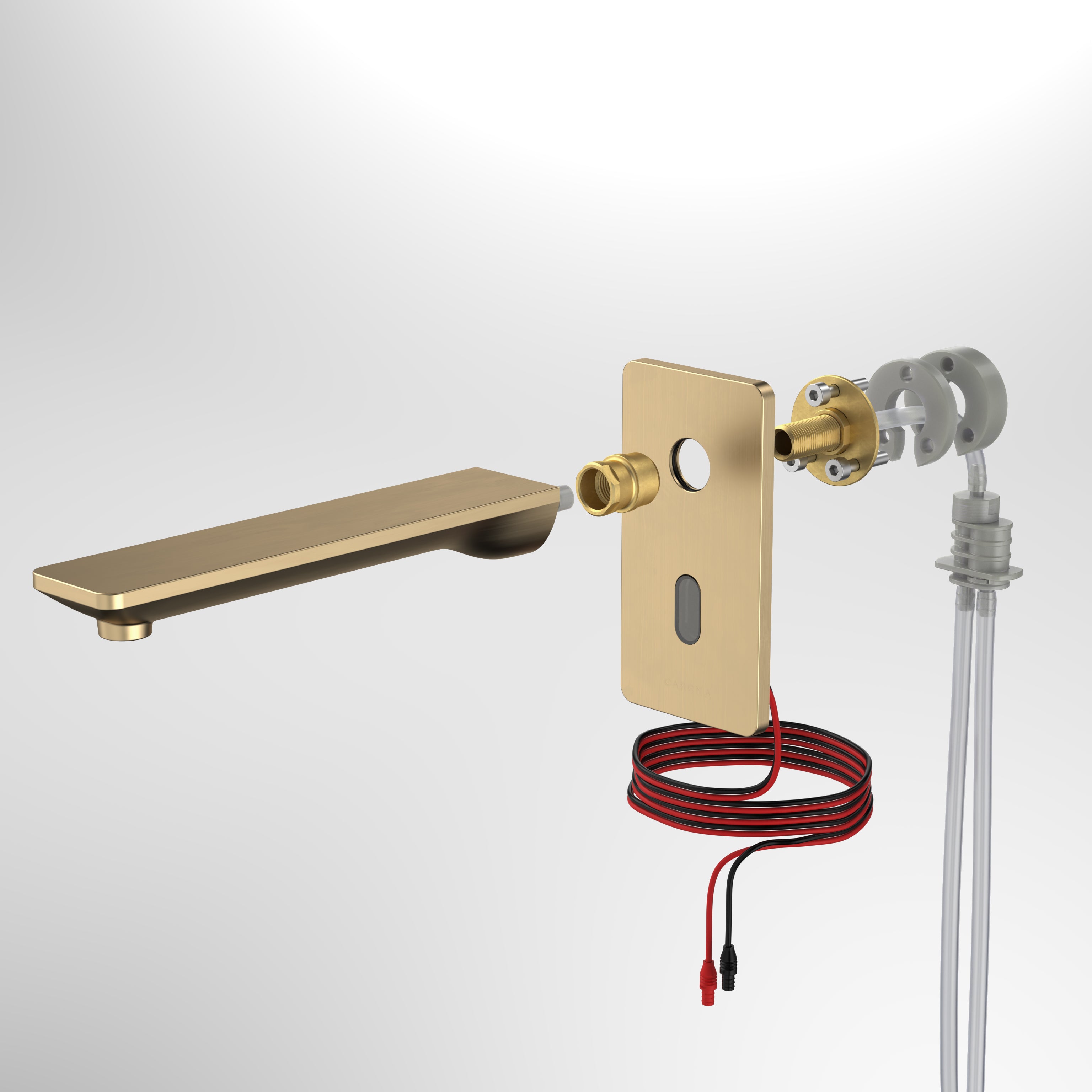 Urbane II – Sensor Wall Mounted Soap Dispenser – Trim Only – Brushed Brass