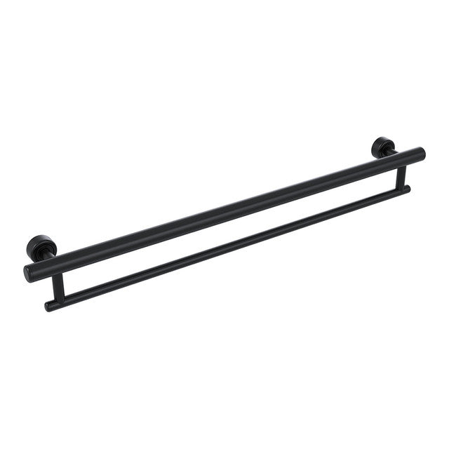 Linear Towel Grab Rail "U" Matte Black 800mm
