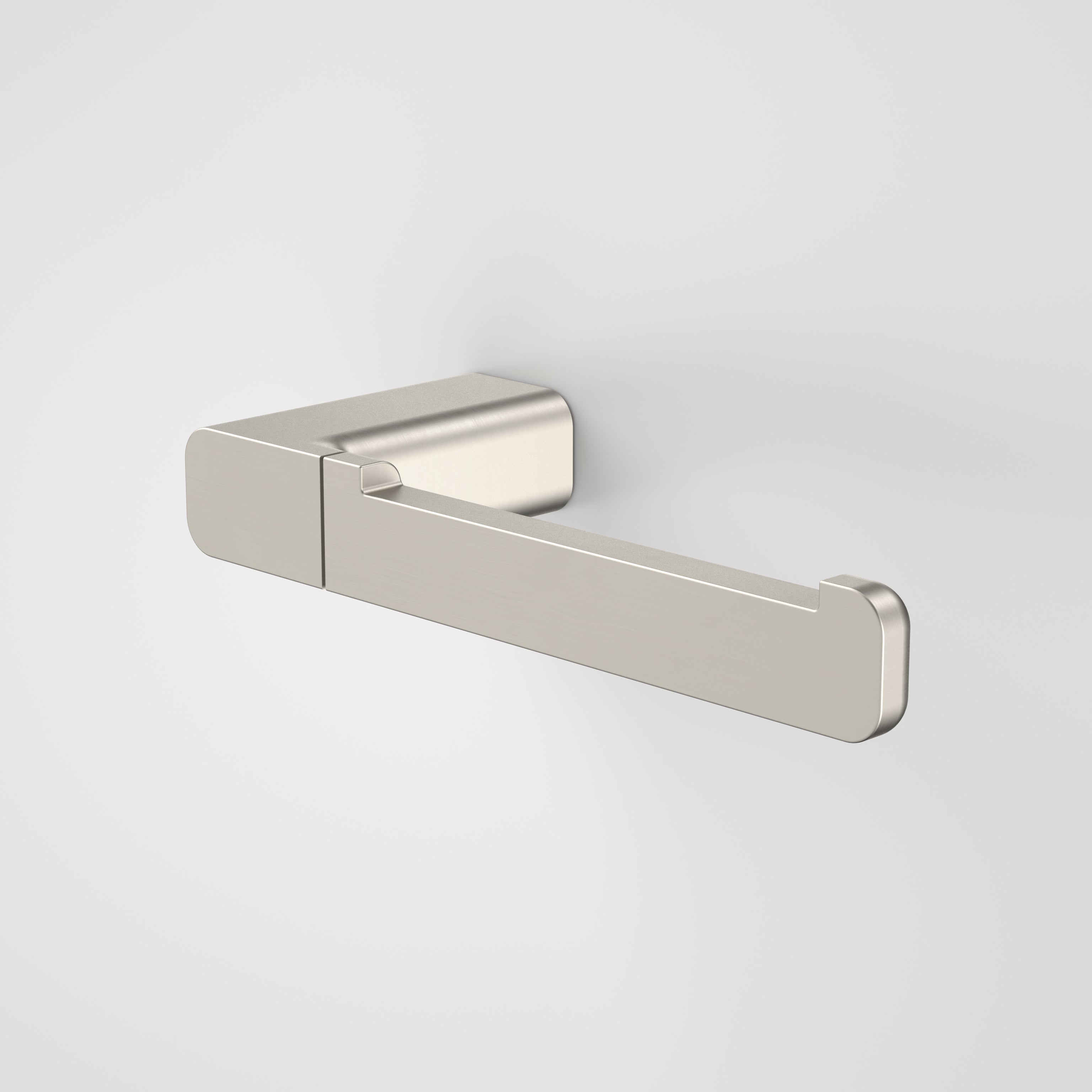 Luna Toilet Roll Holder Brushed Nickel