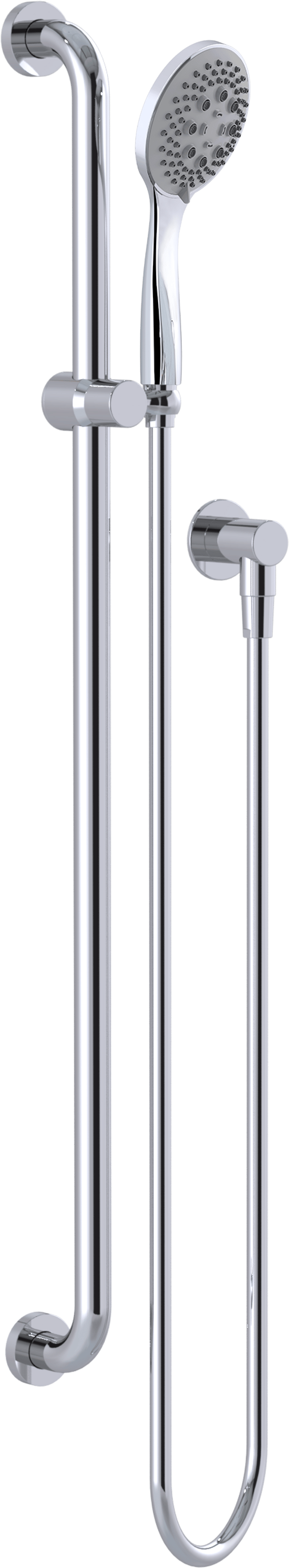 Comfort Rail Shower Chrome  Streamjet™ Turbo  WELS 3 Star - 9L/min
