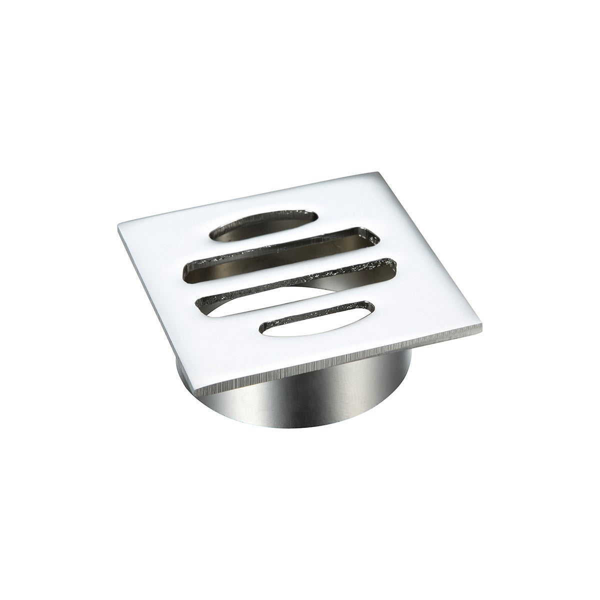 Fixed Floor Grate Square - Brass, 50mm