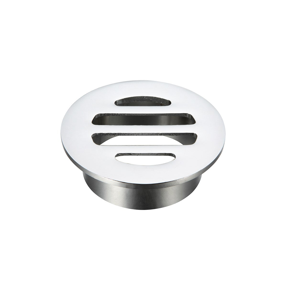 Fixed Floor Grate Round - Brass, 50mm