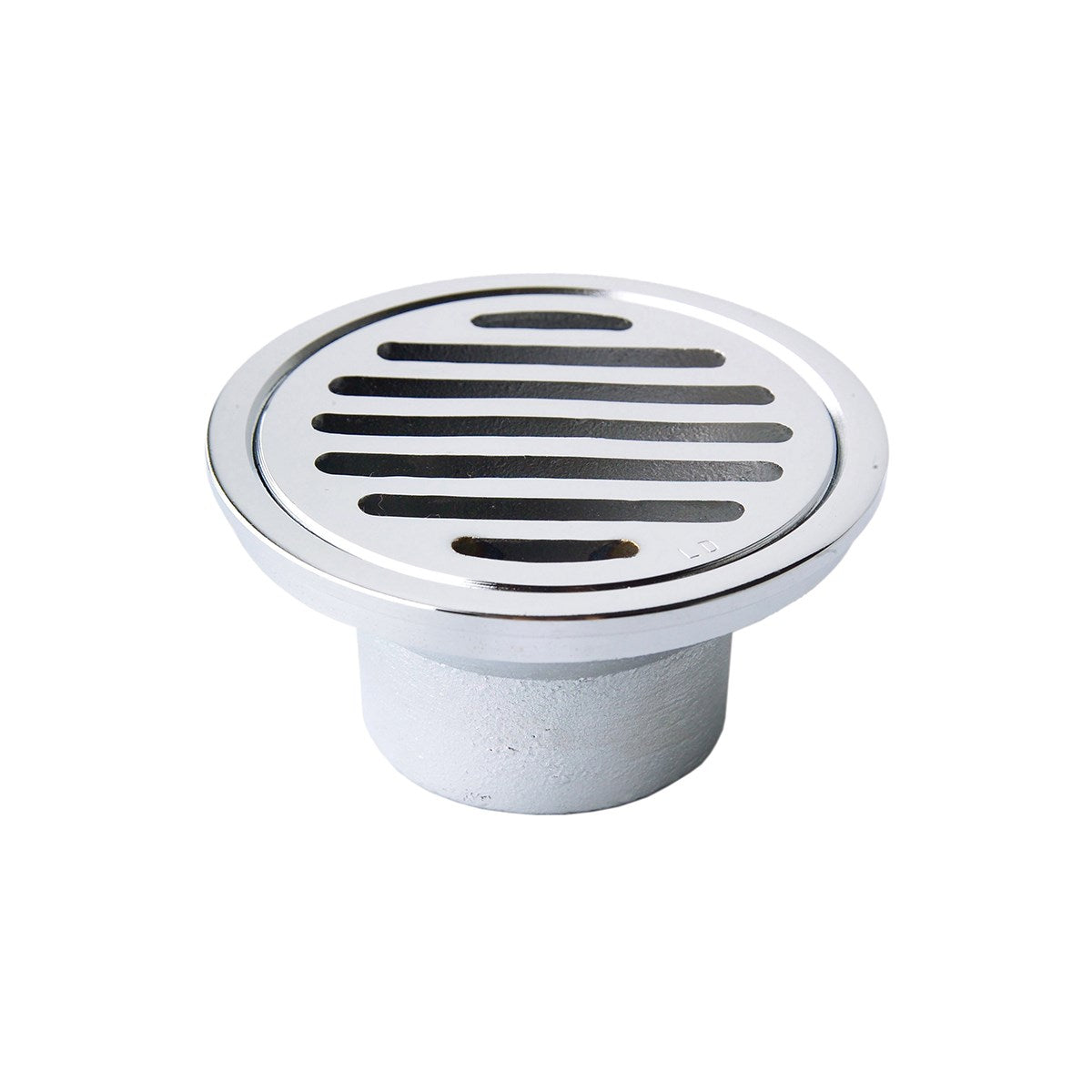 Reducing Floor Grate Round - Brass, 80 x 50mm