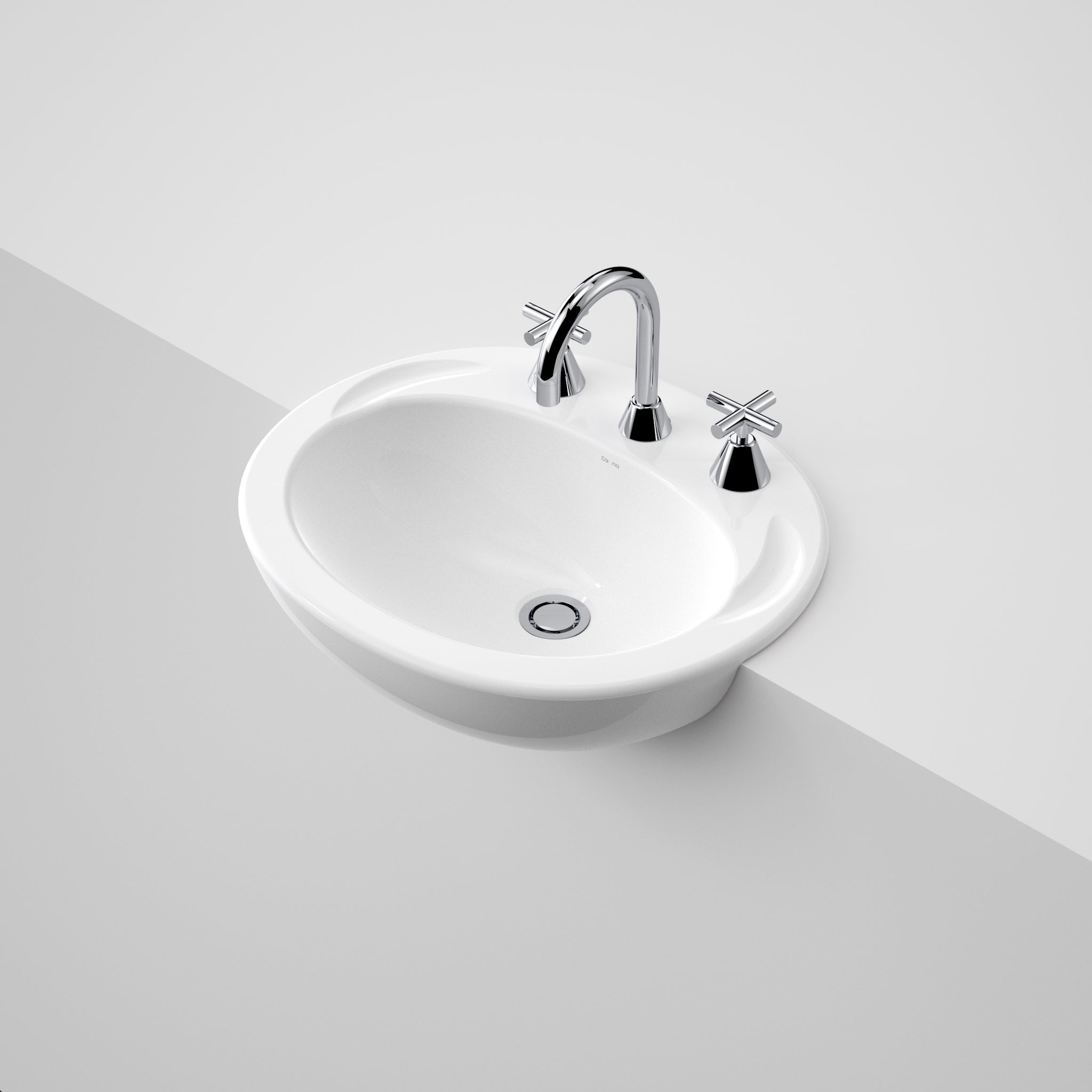 Concorde 500 Semi Recessed Basin - 3TH