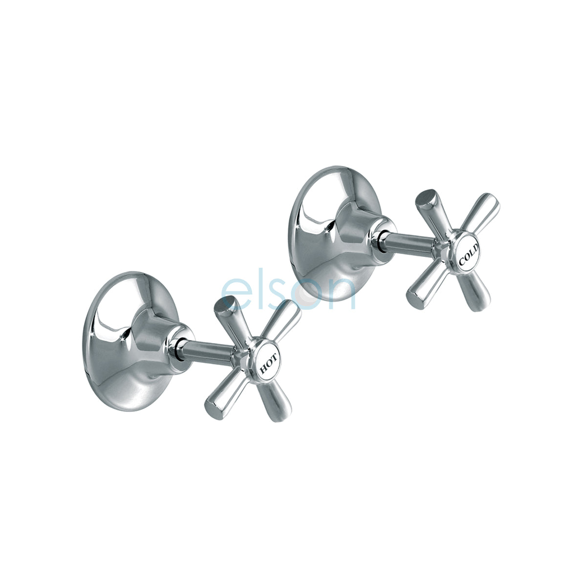 EASY CLEAN WALL STOPS (PAIR) CHROME