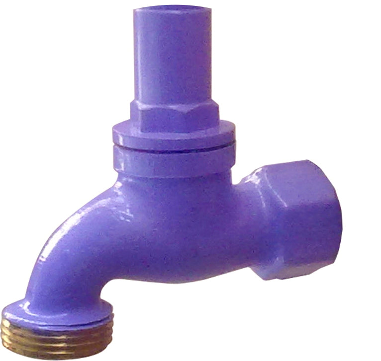 RH THREAD RECYCLED WATER ANTI-VANDAL HOSE COCK 1/2″ FI BRASS LESS KEY