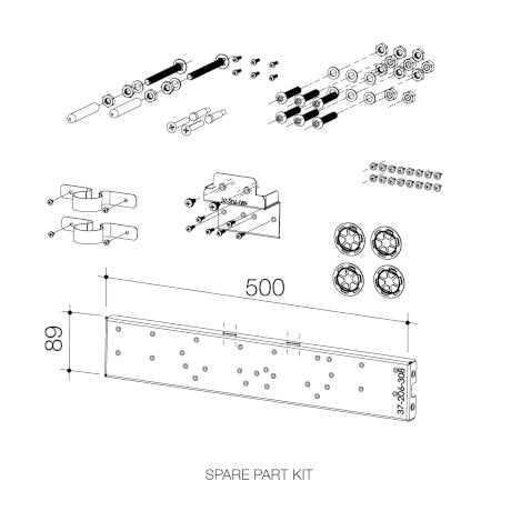 CAMFIS Inwall frame - Wall Mounted Medical Basin and Wall Tapware Spares Kit