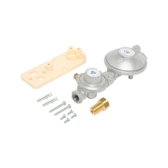 Dual Stage Lpg Regulator 160 Mj with Bracket & Pigtail Adaptor