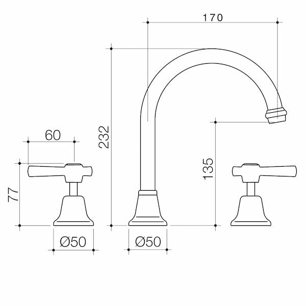 Caravelle Lever Hob Sink Set (Lead Free)