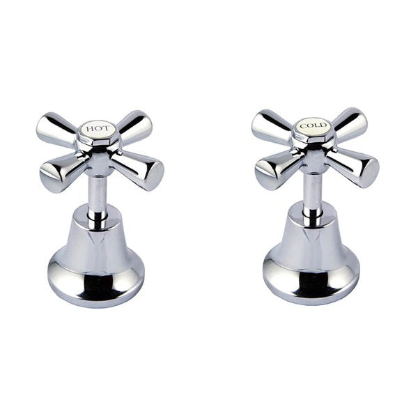 Whitehall Chrome Plated Basin Top Assembly Anti Vandal Cream Lead Free