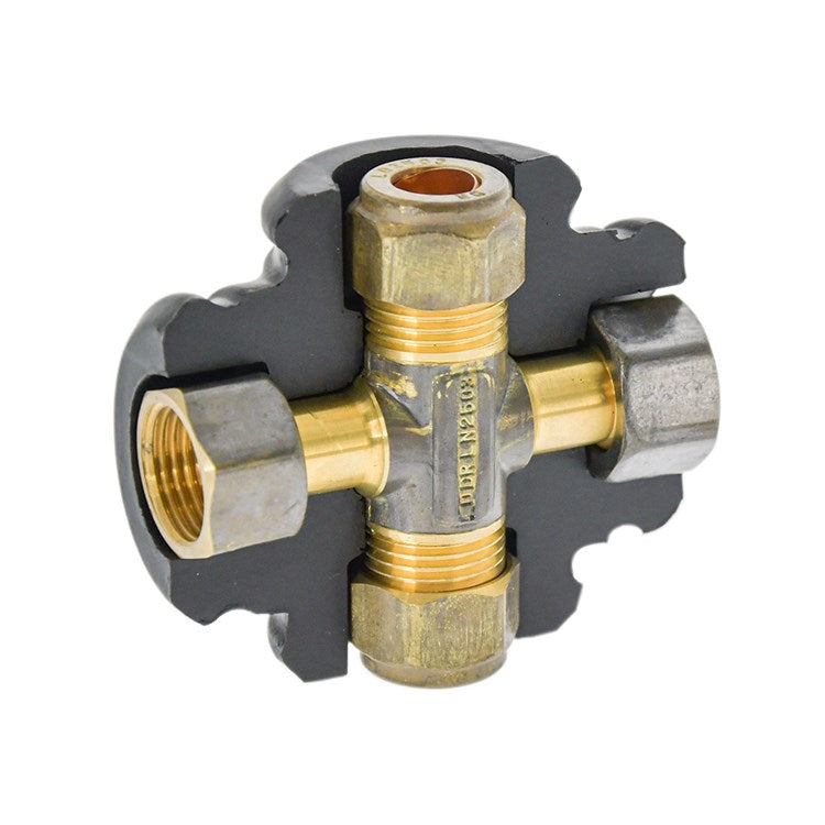 Swivel Nut Tee - 15mm, Lead Free