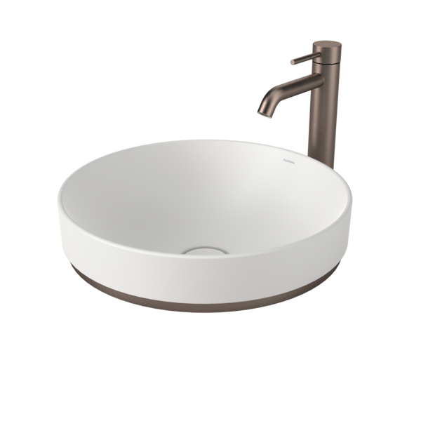 Liano II 400mm Round Basin Dress Ring – PVD Brushed Bronze