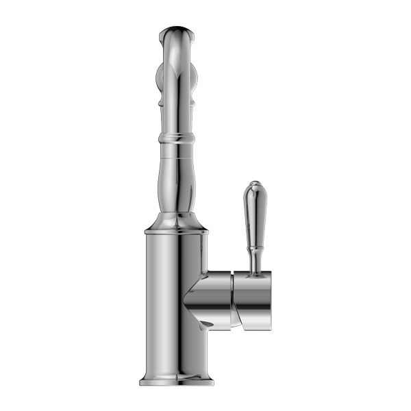 York Basin Mixer Hook Spout With Metal Lever