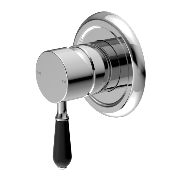 York Shower Mixer With Porcelain Lever