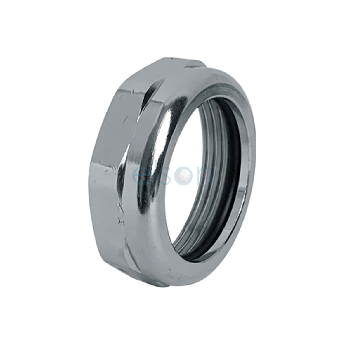 TRAP NUT CHROME & O RING 50mm