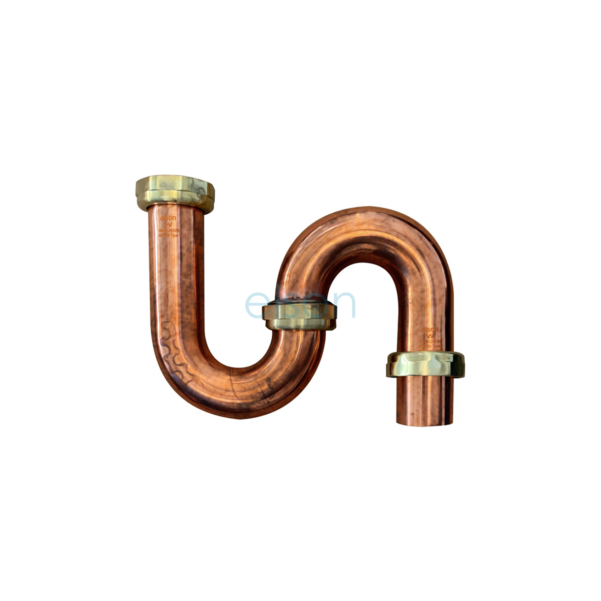 COPPER S TRAP 40mm COPPER FINISH LOOSE NUT
