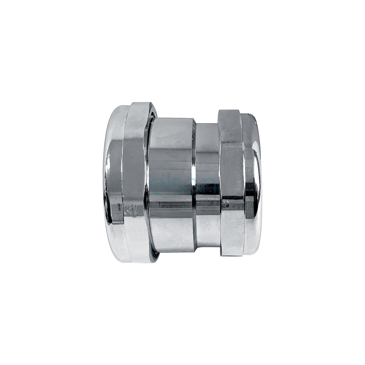 Chrome plated copper to PVC compression straight joiner