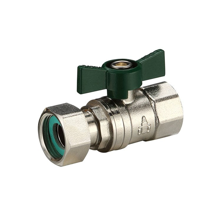Swivel Nut Ball Valve - Lever Handle, Watermarked, Lead Free