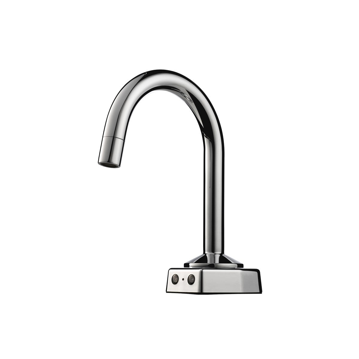 Gooseneck Sensor Tap - Deck Mounted, Mains Powered