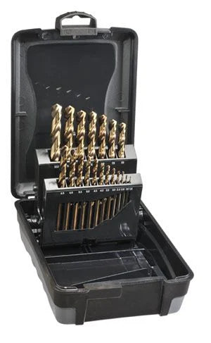 HSS-Co5 (Cobalt) Jobber Drill Set in ABS Plastic Case