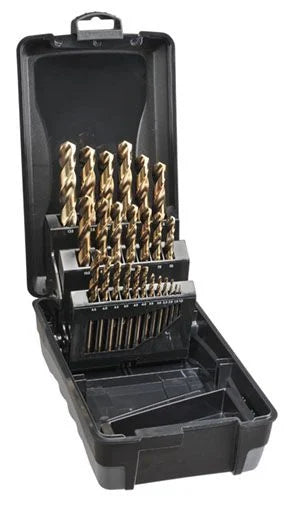 HSS-Co5 (Cobalt) Jobber Drill Set in ABS Plastic Case