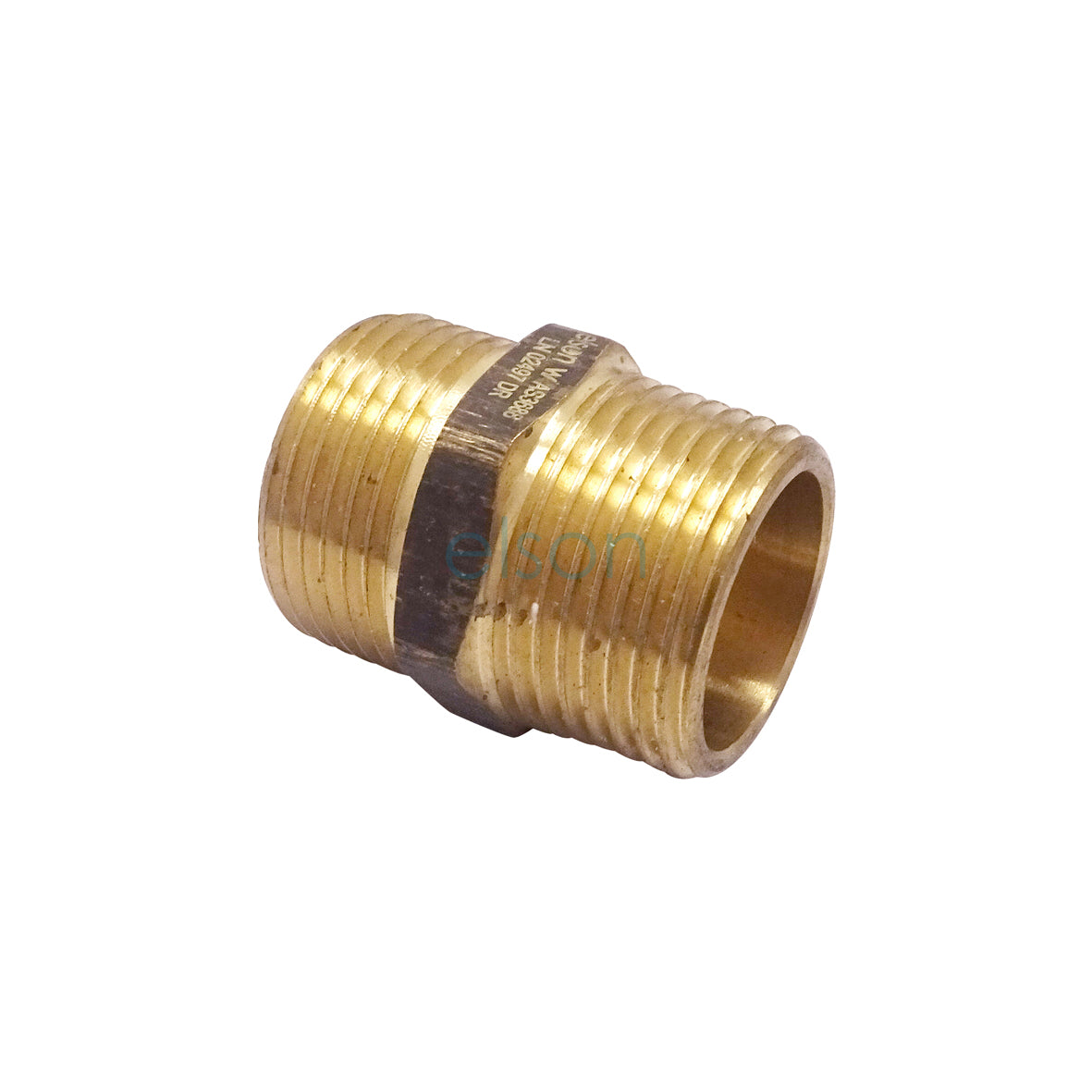 NIPPLE HEX R3/4XG3/4B(20mmMI) BRS 24 CONE SEAL