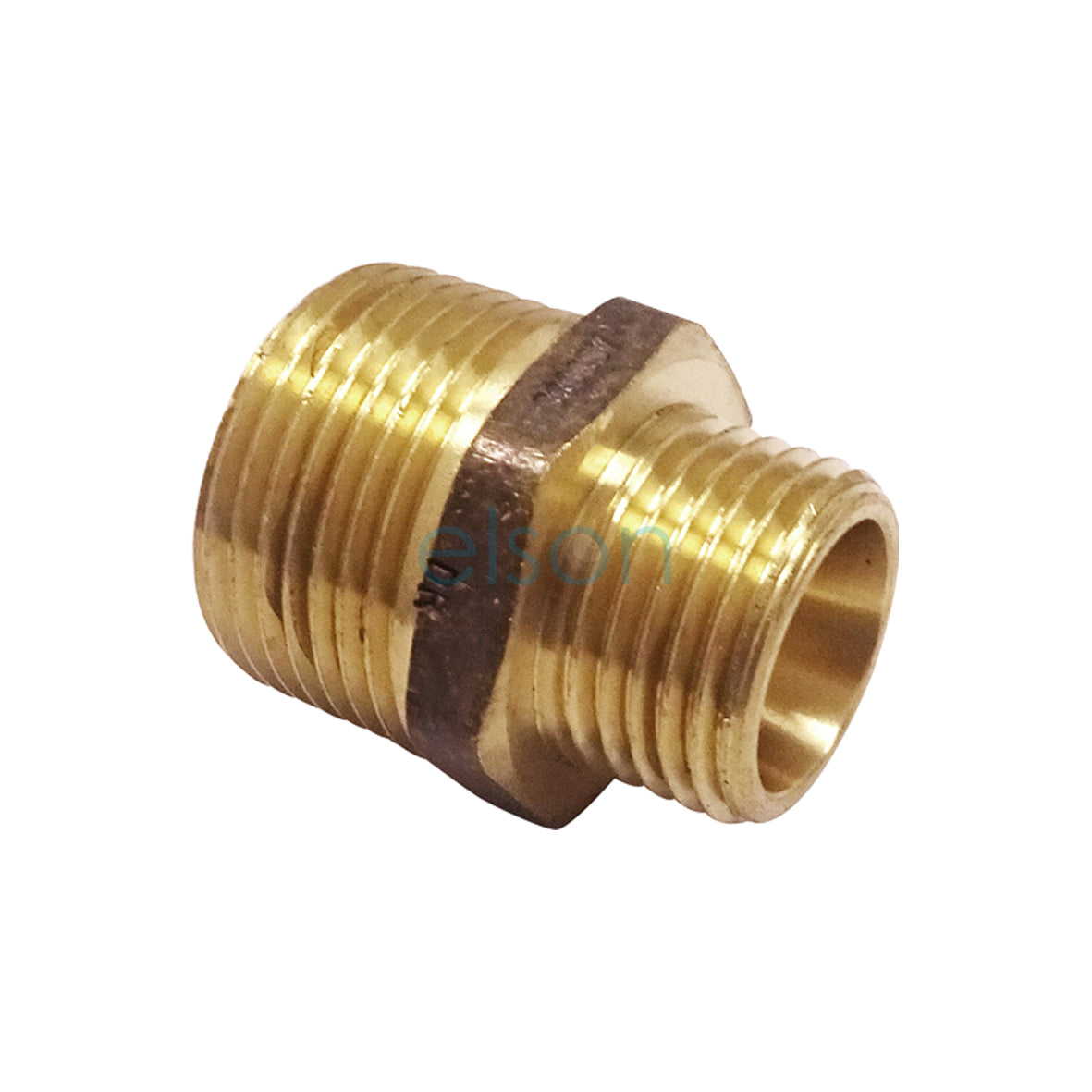 NIPPLE HEX R3/4xG1/2B(20mmx15mm) BRS 24 CONE SEAL