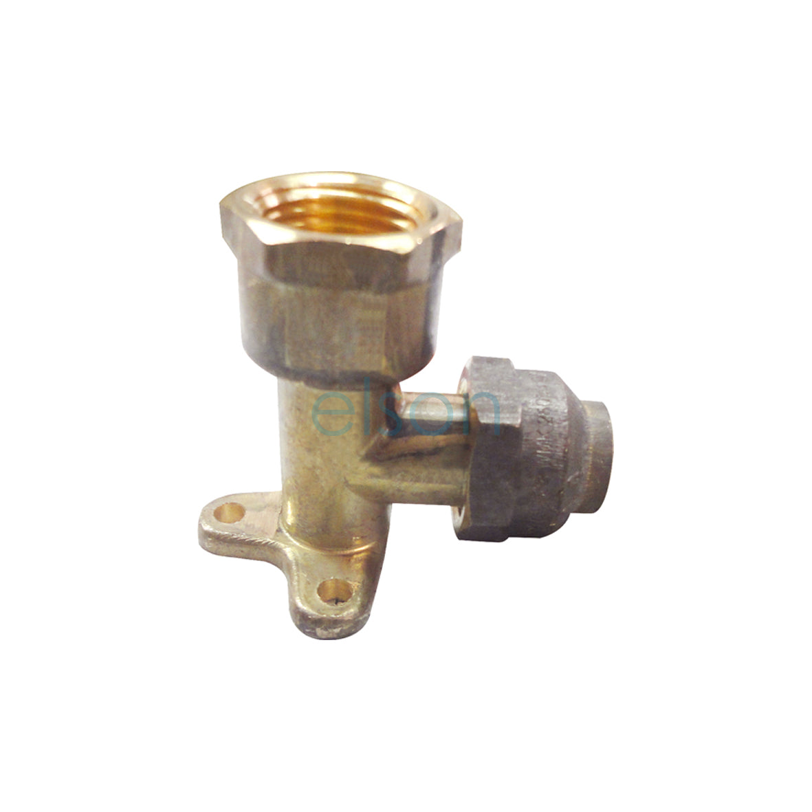 ELBOW 15BP 15mm FL x 15mm FI BRS