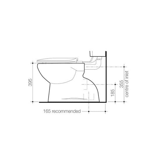 Stylus Venecia Connector Pan S Trap (No Seat & No Cistern)
