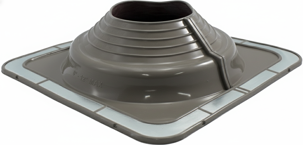 FlashRite #7 EPDM Roof Flashing - Grey, 195-300mm Pipe Range, Metal Roof | AFE7G200-300