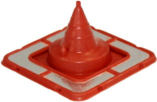 FlashRite Mini Silicone Roof Flashing - Red, 3-20mm Pipe Range, Metal Roof | AFS0R3-20