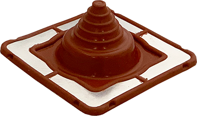 FlashRite #1 Silicone Roof Flashing - Red, 5-45mm Pipe Range, Metal Roof | AFS1R5-45