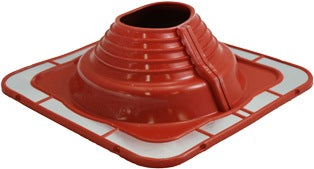FlashRite #4 Silicone Roof Flashing - Red, 90-150mm Pipe Range, Metal Roof | AFS4R90-150
