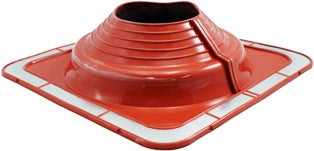 FlashRite #7 Silicone Roof Flashing - Red, 195-300mm Pipe Range, Metal Roof | AFS7R200-300