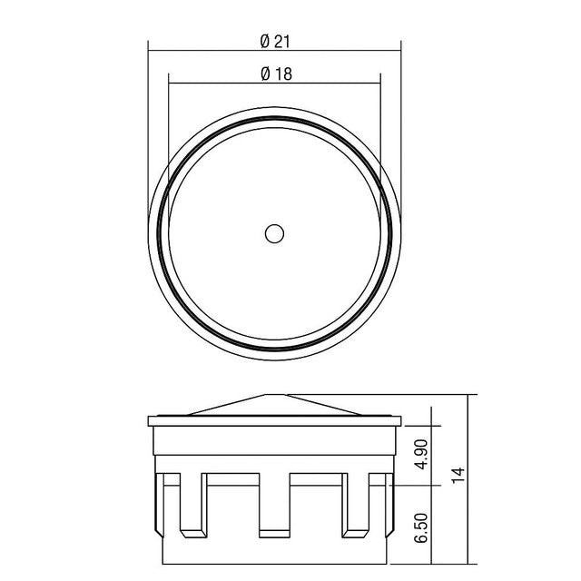 Aerator Insert Laminar (Clinic Colour Coded Red)