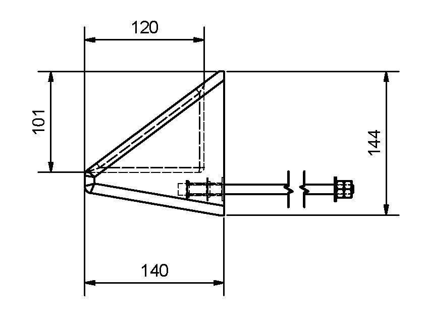 Wallgate Anti-Ligature, Anti-Vandal Solid Surface Shelf Rear Fixed 470 x 140 - White