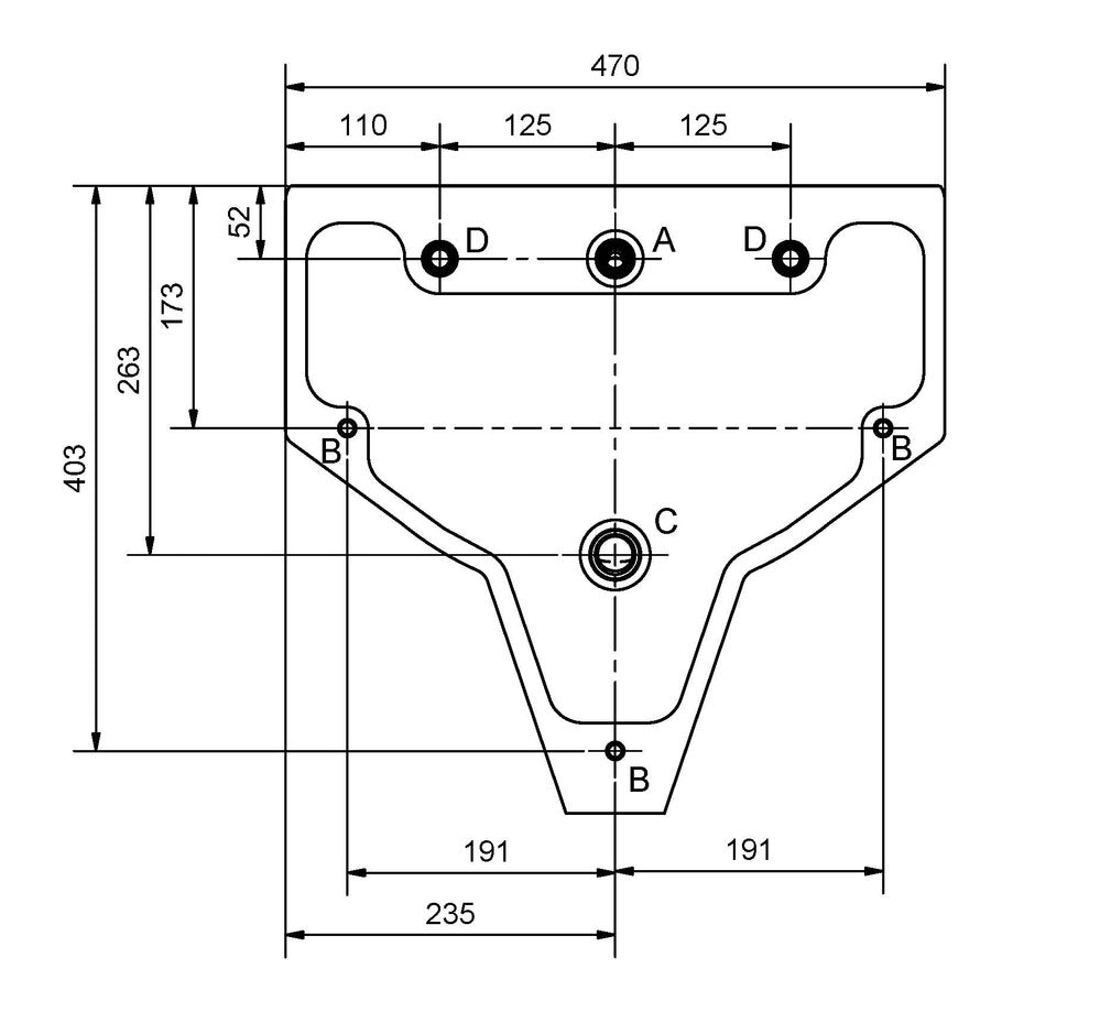 Wallgate Anti-Ligature, Anti-Vandal Solid Surface High Secure Basin 1 Outlet, 2 Infra-Red Activation