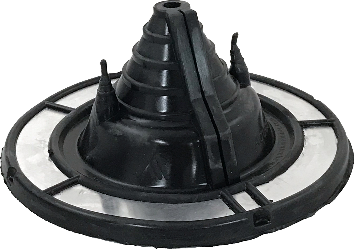 Round #2 EPDM Pipe Flashing - Black, 12-70mm