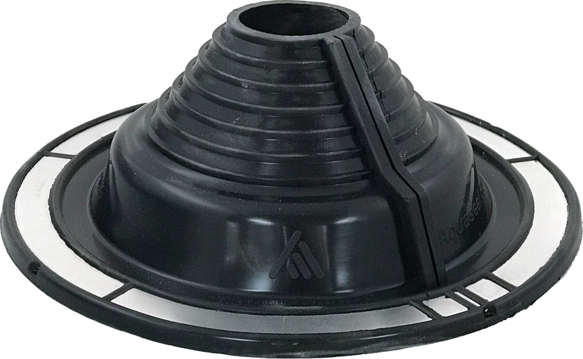 Round #5 EPDM Pipe Flashing - Black, 75-180mm