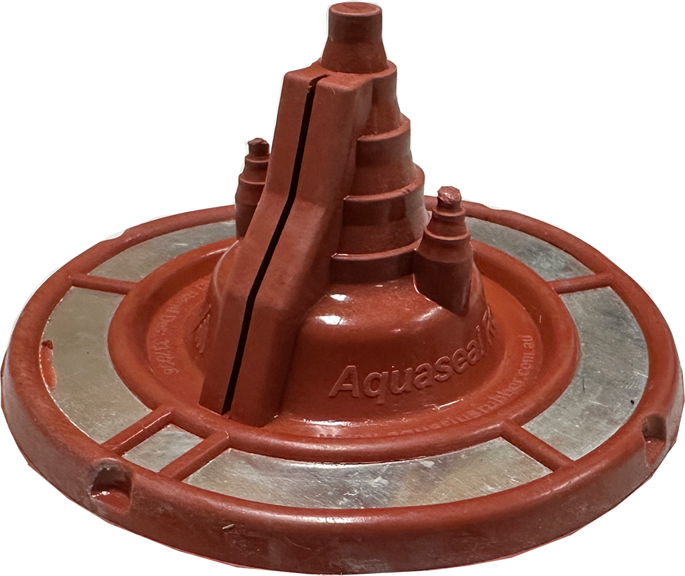Round #1 Silicone Pipe Flashing - Red, 0-40mm