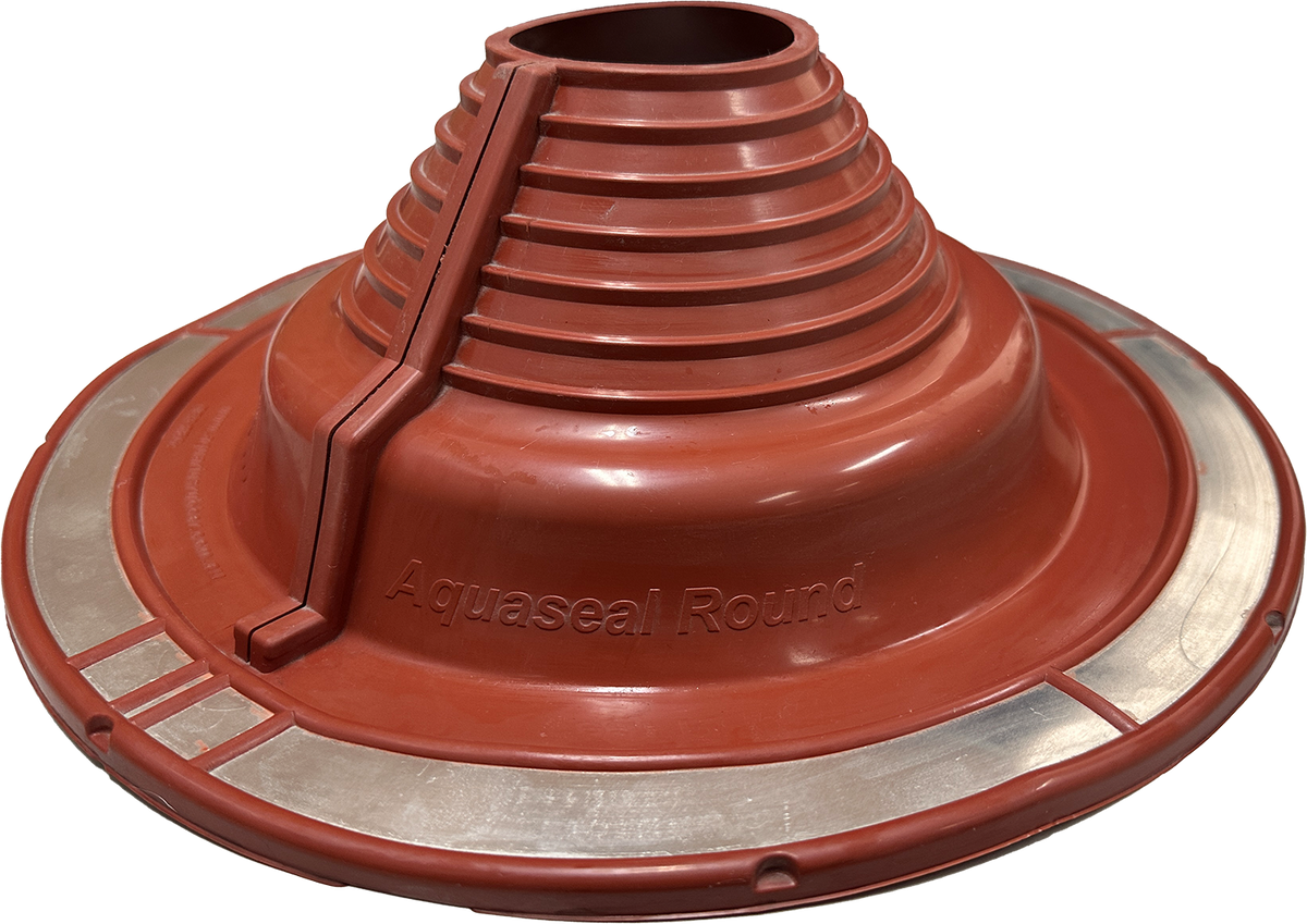 Round #6 Silicone Pipe Flashing - Red, 100-215mm