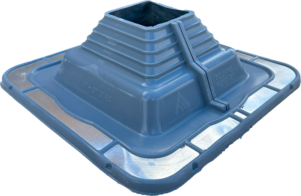 Aquaseal Square #5 EPDM Roof Flashing - Grey, 100-150mm, BAL 12.5 | ASQE5G100-150