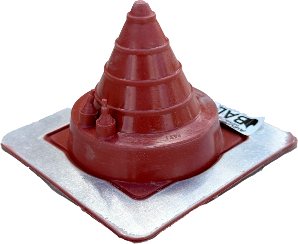 Aquaseal Special #1 Silicone 2-Port Roof Flashing - Red, 5-45mm, BAL 29 | ASS1R5-45