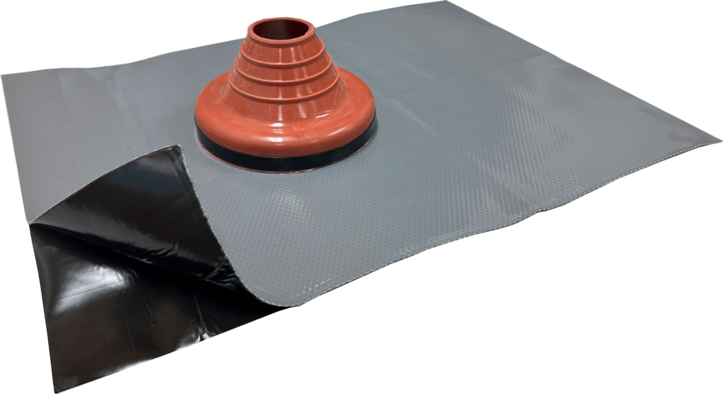 Aqua Tile Silicone Roof Flashing - Red, Pre-Cut 50mm Pipe Range, BAL 29 | ATS2R50-90G