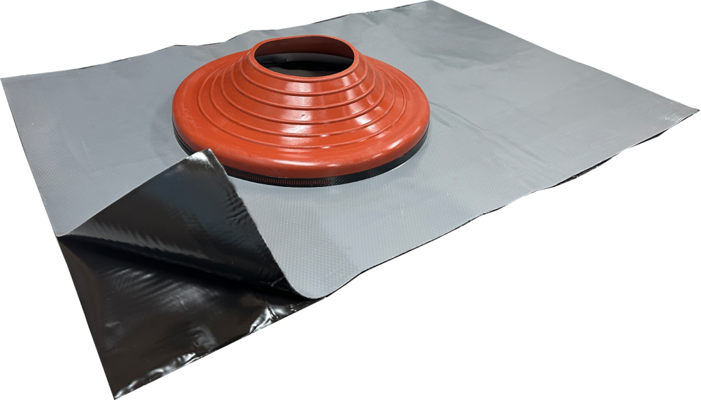 Aqua Tile #7 Silicone Roof Flashing - Red, 150-300mm Pipe Range, BAL 29 | ATS7R150-300G