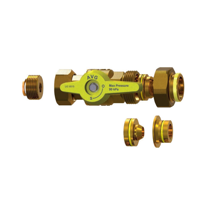 AVG Continuous Flow Hot Water Unit Quick Installation Kit Universal 15/20mm QIK-U-LF
