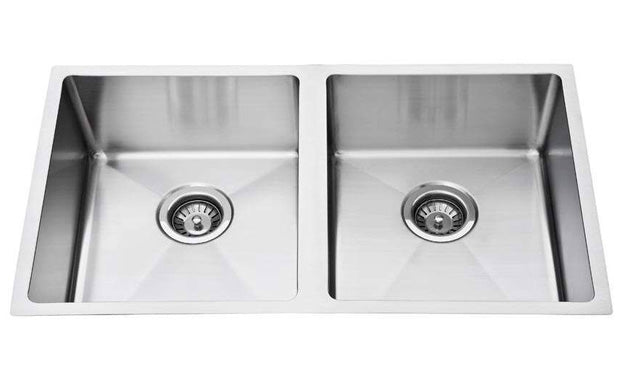 Suprema Ashton500 Double Bowl Sink, No Drainer