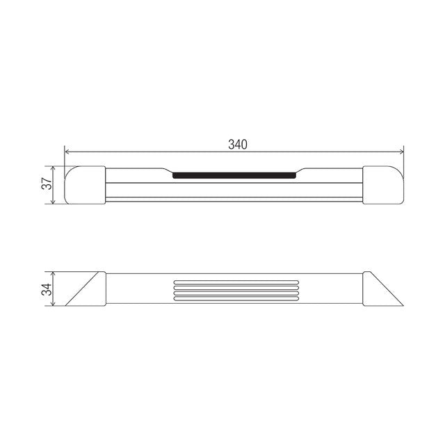 Comfort Shower Footrest Chrome